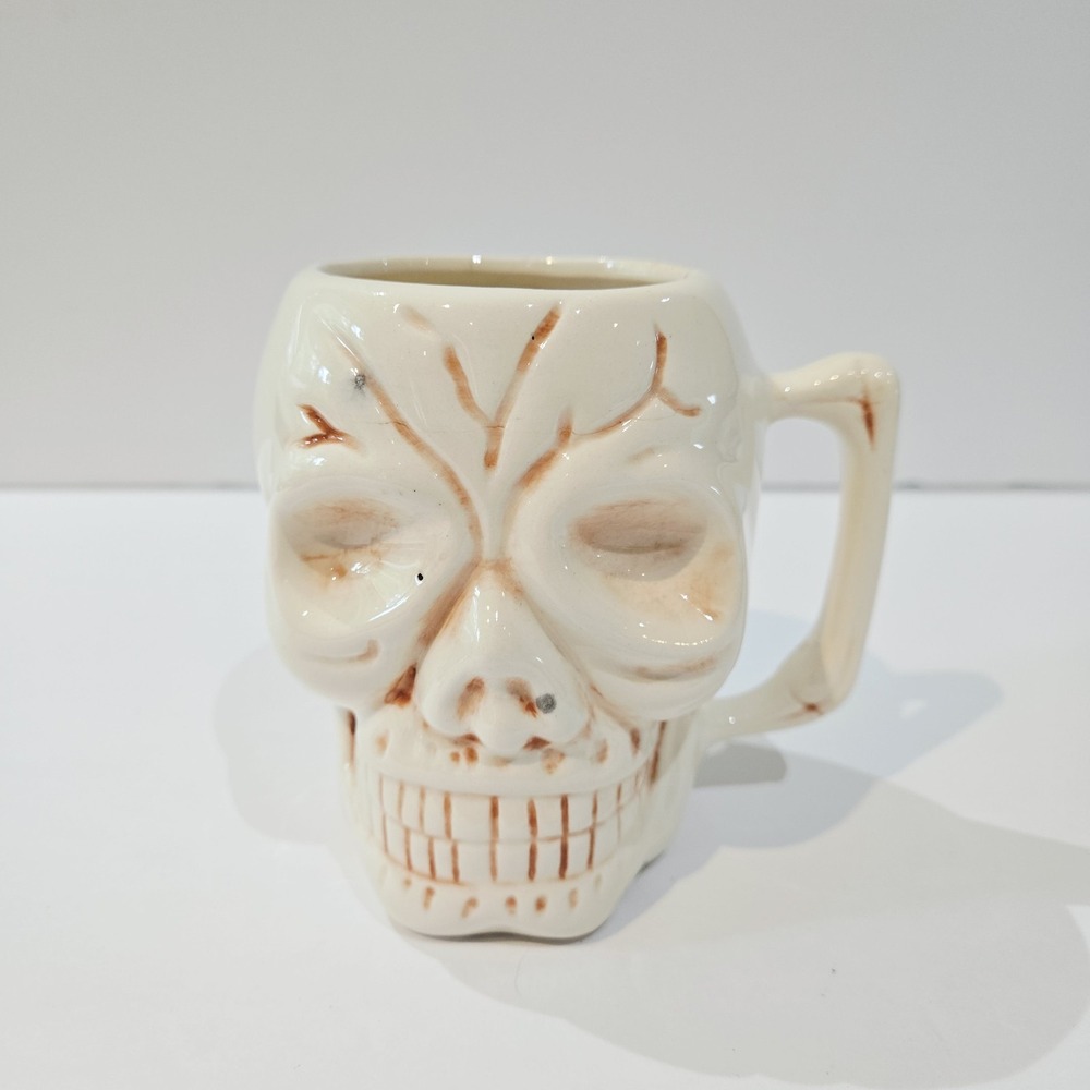 Kahiki Supper Club Vintage Skull Mug Tiki Polynesian Columbus OH Collectible